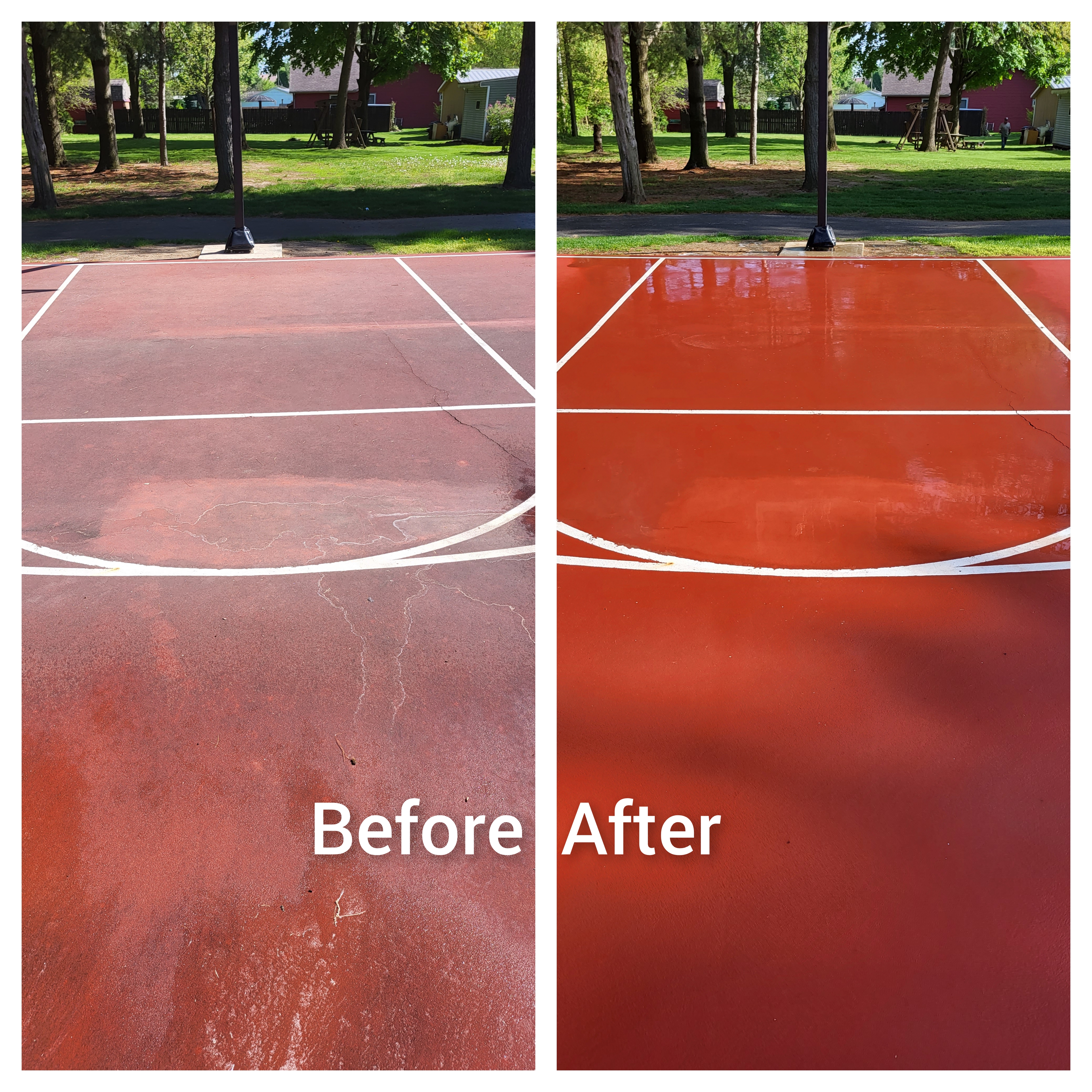 Basketball Court Cleaning in Akron, IN